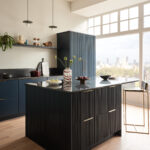 Open plan kitchen style from the Harvey Jones X Swoon range