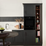 monochrome kitchen cabinets