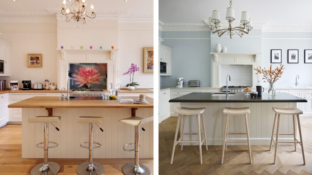 Victorian terrace house kitchen refurbishment before and after